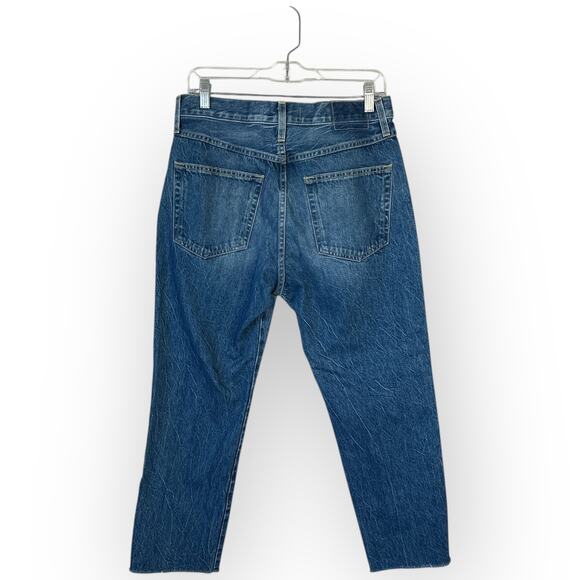 AMO Loverboy Jeans Stargaze Wash Size 29 Straight Leg High Rise Cropped - Picture 2 of 9